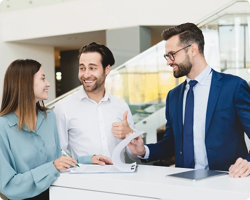 Emira Drive Team assisting a client